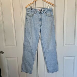 Levis 540 Jeans Men's 34x31 Light Wash Brown Tab Vintage Relaxed Straight Leg